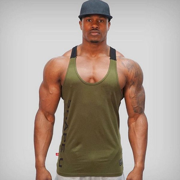 men solid gym stringer mens tank bodybuilding fitness singlets muscle vest tees sport clothing, White;black
men solid gym stringer mens tank bodybuilding fitness singlets muscle vest tees sport clothing, White;black