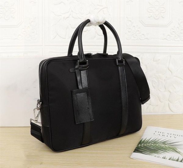 briefcases black nylon briefcase men's leather decoration handbag large capacity computer bag fashion office business messenger b
briefcases black nylon briefcase men's leather decoration handbag large capacity computer bag fashion office business messenger b