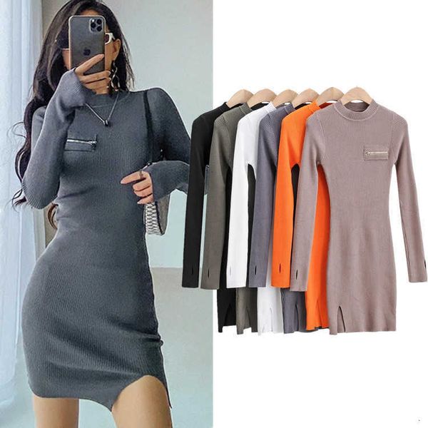 casual dresses elastic slim with pit stripe seyk, Black;gray