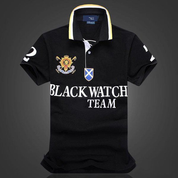 color matching men's polos shirt lapel embroidery mesh beads cotton summer short-sleeved t-shirt clothes, White;black
color matching men's polos shirt lapel embroidery mesh beads cotton summer short-sleeved t-shirt clothes, White;black