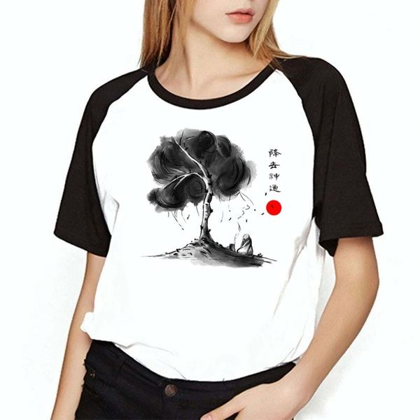 women's t-shirt t shirt avatar the last airbender uncle iroh little soldier boy artwork baseball tee, White
women's t-shirt t shirt avatar the last airbender uncle iroh little soldier boy artwork baseball tee, White