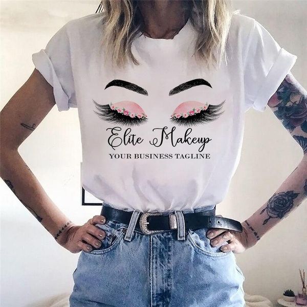 women's t-shirt women est summer tshirt lady eye shadow colorful printed t shirt fun tees o-neck short sleeve, White
women's t-shirt women est summer tshirt lady eye shadow colorful printed t shirt fun tees o-neck short sleeve, White