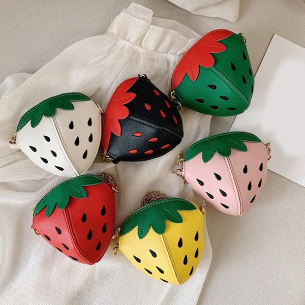 purse lovely children pu leather small shoulder bag kindergarten girls cartoon strawberry fashion chain kids crossbody bags, White
purse lovely children pu leather small shoulder bag kindergarten girls cartoon strawberry fashion chain kids crossbody bags, White
