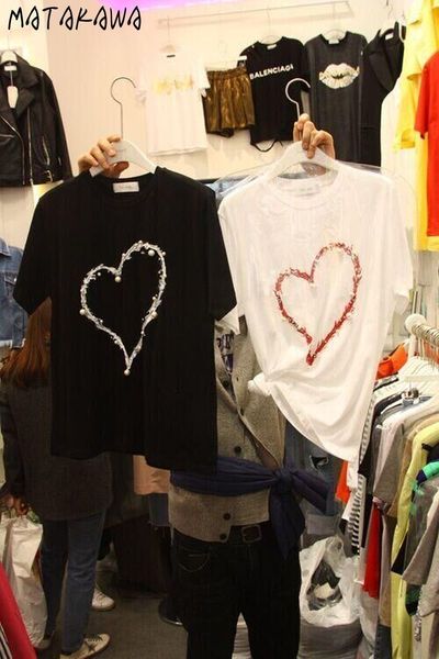 matakawa women casual round neck short sleeve t-shirt spring and summer korean love bead printing woman tshirts 210513, White
matakawa women casual round neck short sleeve t-shirt spring and summer korean love bead printing woman tshirts 210513, White