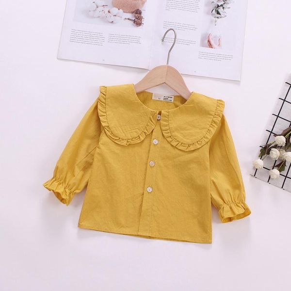 girls blouse shirts 2021 autumn fashion kids flowers shirt children cotton clothes, White;black
girls blouse shirts 2021 autumn fashion kids flowers shirt children cotton clothes, White;black