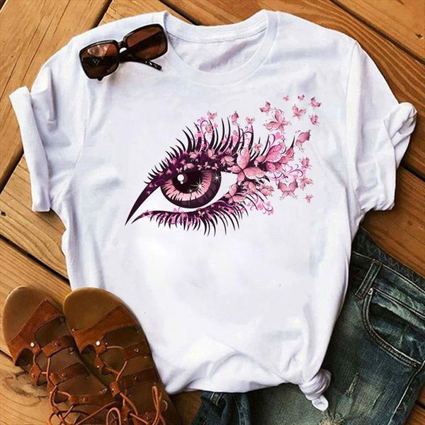 butterfly eyes print tee women t shirts casual short sleeve female harajuku cute 90s girls, White
butterfly eyes print tee women t shirts casual short sleeve female harajuku cute 90s girls, White