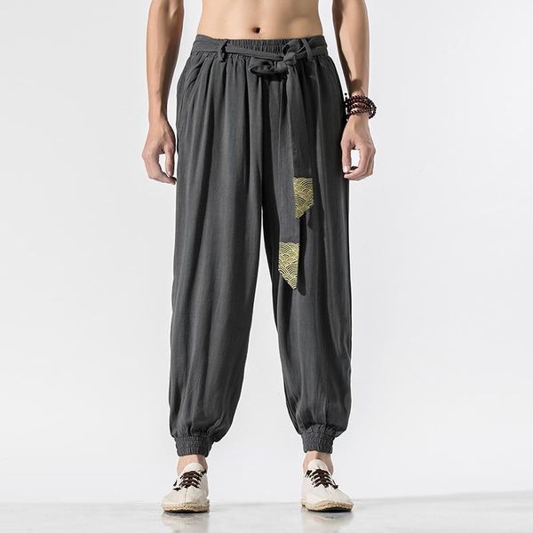 streetwear men trousers cotton linen harem pants joggers chinese style mens casual sweatpants male 2021 large size 5xl men's, Black
streetwear men trousers cotton linen harem pants joggers chinese style mens casual sweatpants male 2021 large size 5xl men's, Black