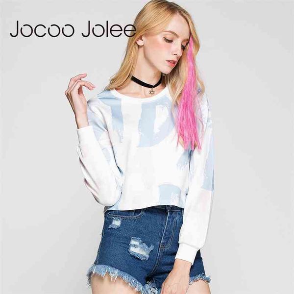 letter printing hoodies casual o-neck pullovers blue&white design women clothing loose short hoodie 210416, White;black
letter printing hoodies casual o-neck pullovers blue&white design women clothing loose short hoodie 210416, White;black
