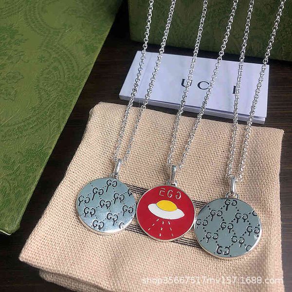 ladies fashion jewelry enamel red black glue dropping necklace s925 hip hop brick and stone fashion couple pendant, Silver
ladies fashion jewelry enamel red black glue dropping necklace s925 hip hop brick and stone fashion couple pendant, Silver