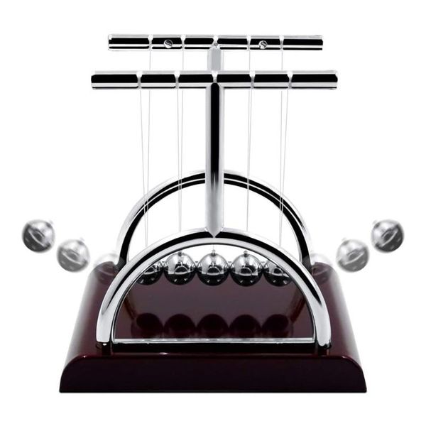 decorative objects & figurines crafts ton's cradle desk table decor metal pendulum ball ton physics science steel balance for desktop
decorative objects & figurines crafts ton's cradle desk table decor metal pendulum ball ton physics science steel balance for desktop
