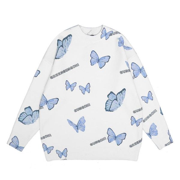 men's sweaters hip hop harajuku sweater men fashion knitted streetwear butterfly cartoon pullover o-neck oversize casual couple, White;black
men's sweaters hip hop harajuku sweater men fashion knitted streetwear butterfly cartoon pullover o-neck oversize casual couple, White;black