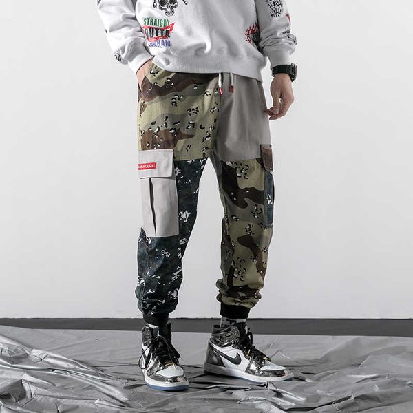 men's pants harajuku camouflage cargo hip hop pockets patchwork men streetwear joggers male clothing plus size 5xl 2b0a m4cx, Black
men's pants harajuku camouflage cargo hip hop pockets patchwork men streetwear joggers male clothing plus size 5xl 2b0a m4cx, Black