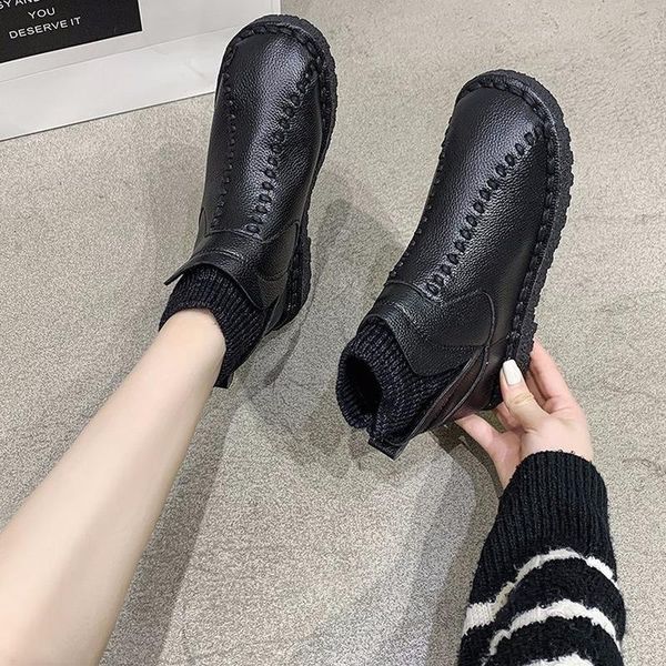 boots 2021 genuine leather australia classic 100% wool snow women warm winter shoes for glsr, Black
boots 2021 genuine leather australia classic 100% wool snow women warm winter shoes for glsr, Black