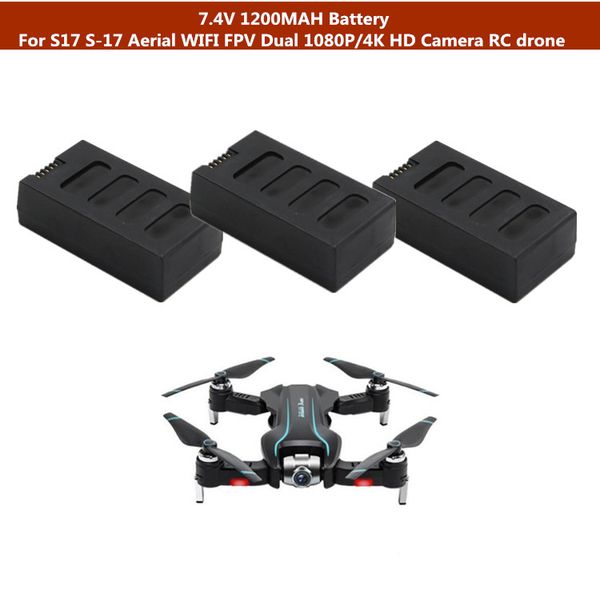 s17 s-17 outside aerial wifi fpv dual 1080p/4k hd camera rc drone 1pcs 2pcs 3pcs 7.4v 1200mah battery spare parts
s17 s-17 outside aerial wifi fpv dual 1080p/4k hd camera rc drone 1pcs 2pcs 3pcs 7.4v 1200mah battery spare parts