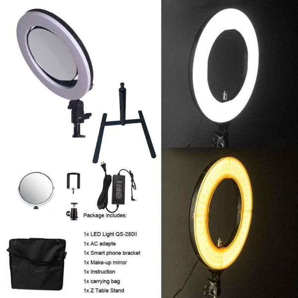 yidoblo qs-280 10" camera selfie makeup po/studio/phone/video led ring light pography 28w bio-color lamp with handbag flash heads
yidoblo qs-280 10" camera selfie makeup po/studio/phone/video led ring light pography 28w bio-color lamp with handbag flash heads