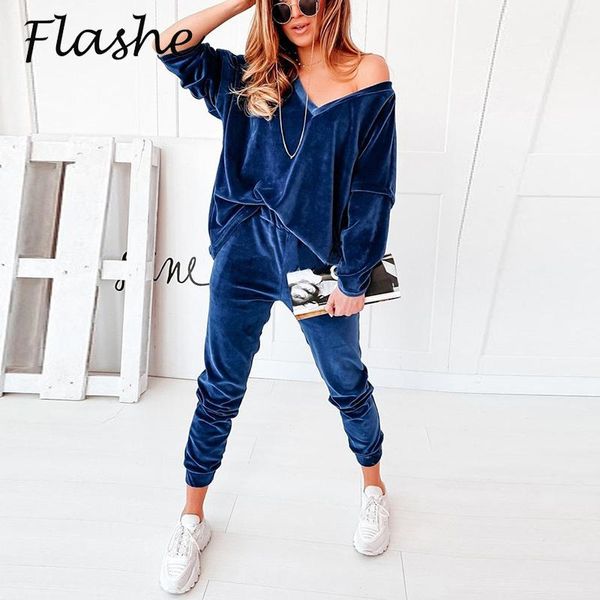 women's two piece pants autumn causual tracksuit women set velvet v neck pullover suits winter 2 outfits for streetwear, White
women's two piece pants autumn causual tracksuit women set velvet v neck pullover suits winter 2 outfits for streetwear, White