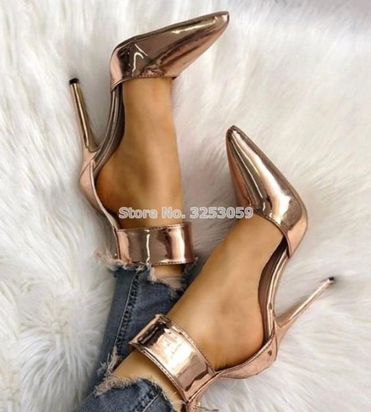 dress shoes almudena ladies rose gold patent leather pointed toe pumps thin high heel ankle strap square buckle wedding dropship, Black
dress shoes almudena ladies rose gold patent leather pointed toe pumps thin high heel ankle strap square buckle wedding dropship, Black
