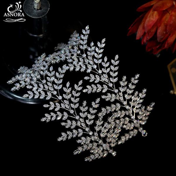 hair clips & barrettes leaf headdress side asnora luxury royal wedding cz crown ladies jewelry a01032, Golden;silver
hair clips & barrettes leaf headdress side asnora luxury royal wedding cz crown ladies jewelry a01032, Golden;silver