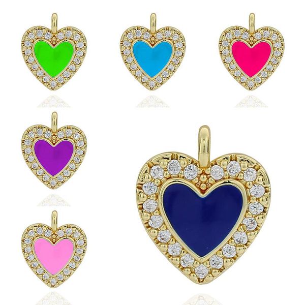 charms love rim zircon pendant jewelry making diy colorful fashion bracelet necklace earrings design accessories, Bronze;silver
charms love rim zircon pendant jewelry making diy colorful fashion bracelet necklace earrings design accessories, Bronze;silver