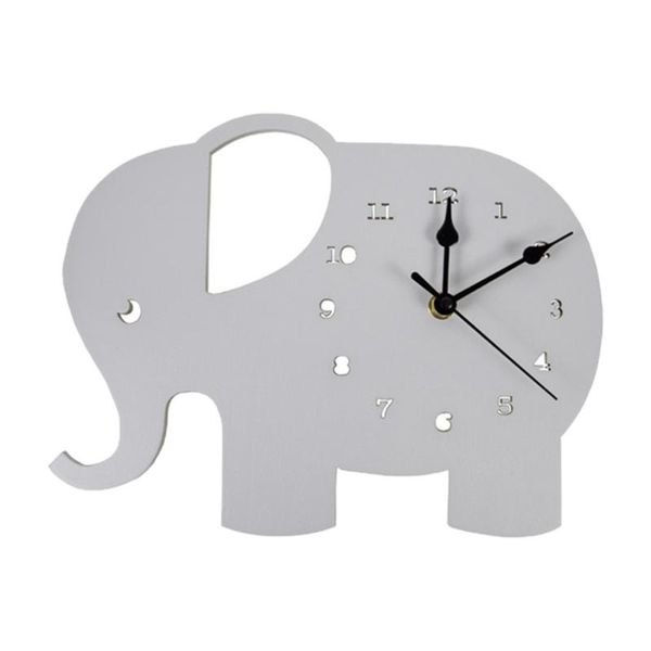 wall clocks elephant shaped clock mute decorative pography props