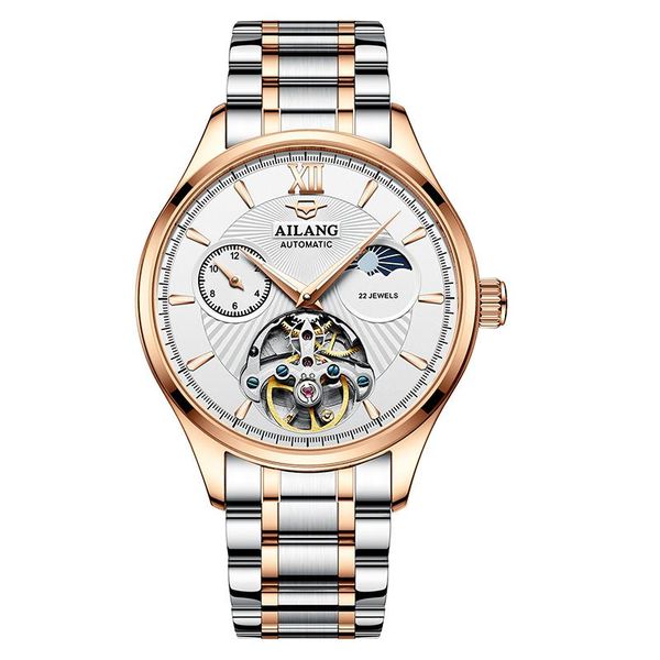 wristwatches 2021 ailang watch men's mechanical automatic black technology luminous simple business trendy, Slivery;brown
wristwatches 2021 ailang watch men's mechanical automatic black technology luminous simple business trendy, Slivery;brown