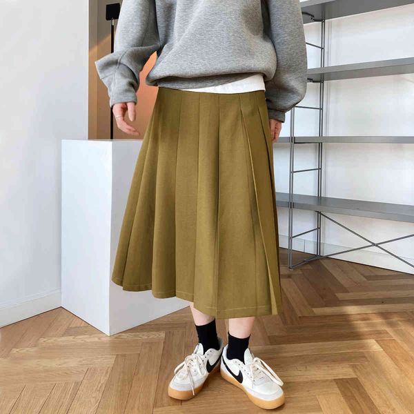 skirts spring high waist pure color woman plied elegant line the long casual black khaki faldas jupe femme skirt ol2l aig7beau xlgu
skirts spring high waist pure color woman plied elegant line the long casual black khaki faldas jupe femme skirt ol2l aig7beau xlgu