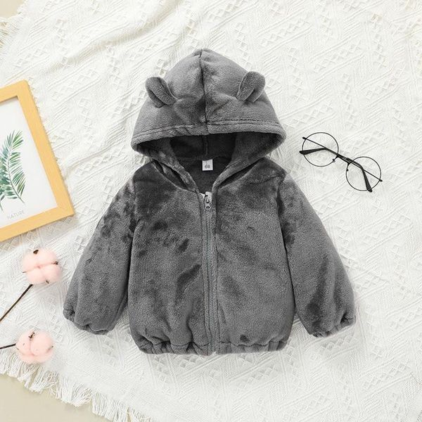 down coat baby parka winter autumn warm fleece jackets cute ear kids for boy girl cartoon bear thick children outerwear clothes, Blue;gray
down coat baby parka winter autumn warm fleece jackets cute ear kids for boy girl cartoon bear thick children outerwear clothes, Blue;gray