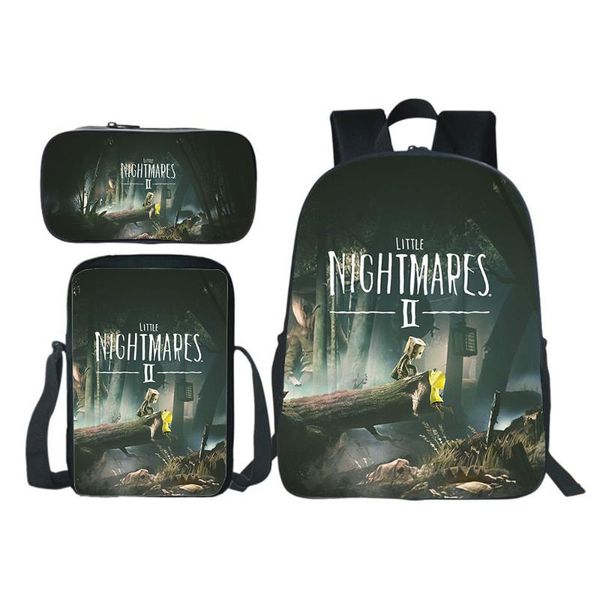 little nightmaresy backpack customize rucksack teens bookbag 3 pieces/set all-match simplicity pencil case messenger
little nightmaresy backpack customize rucksack teens bookbag 3 pieces/set all-match simplicity pencil case messenger