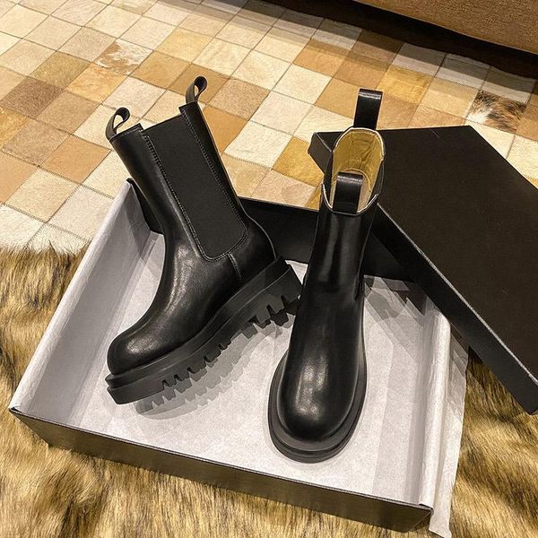 boots leather short women ins2021 boots, korean versatile british style thick soled version of mid tube side, Black
boots leather short women ins2021 boots, korean versatile british style thick soled version of mid tube side, Black
