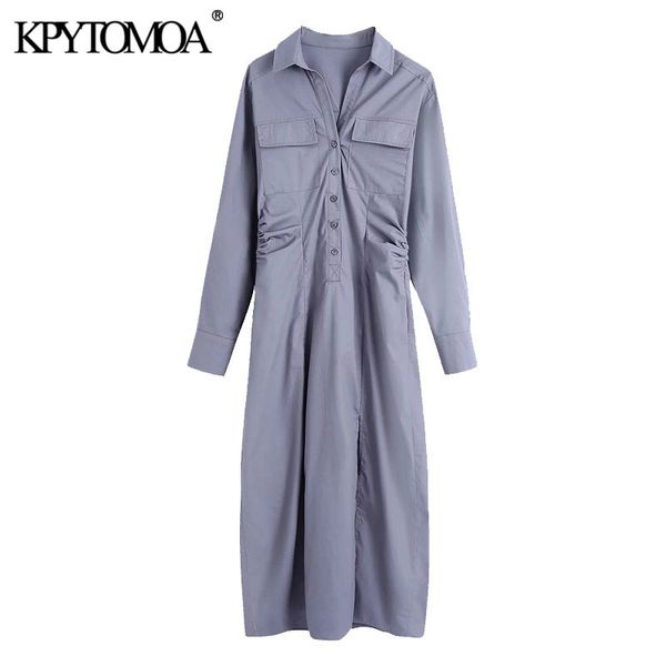 women chic fashion with pockets pleated midi shirt dress vintage long sleeve button-up female dresses mujer 210416, Black;gray
women chic fashion with pockets pleated midi shirt dress vintage long sleeve button-up female dresses mujer 210416, Black;gray