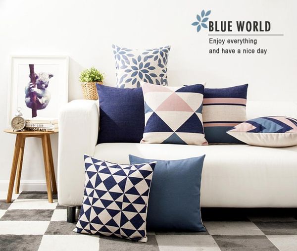 cushion/decorative pillow nordic simple modern england blue geometric cover home decorative pillows linen case office sofa cushion
cushion/decorative pillow nordic simple modern england blue geometric cover home decorative pillows linen case office sofa cushion