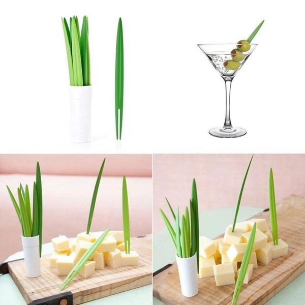 fruit fork creative 10pcs/set green bamboo leaf cocktail salad stick gadget kitchen dessert tools x5p6 forks
fruit fork creative 10pcs/set green bamboo leaf cocktail salad stick gadget kitchen dessert tools x5p6 forks