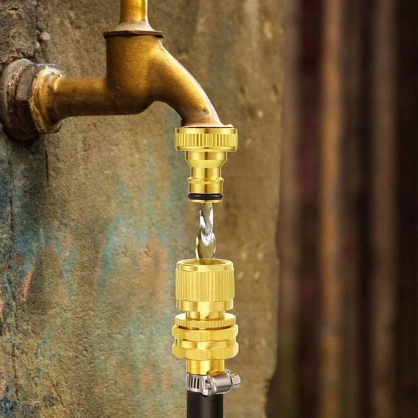 watering equipments golden garden hose quick connect set copper 3/4 inch female male connector faucet coupler adapter supplies
watering equipments golden garden hose quick connect set copper 3/4 inch female male connector faucet coupler adapter supplies