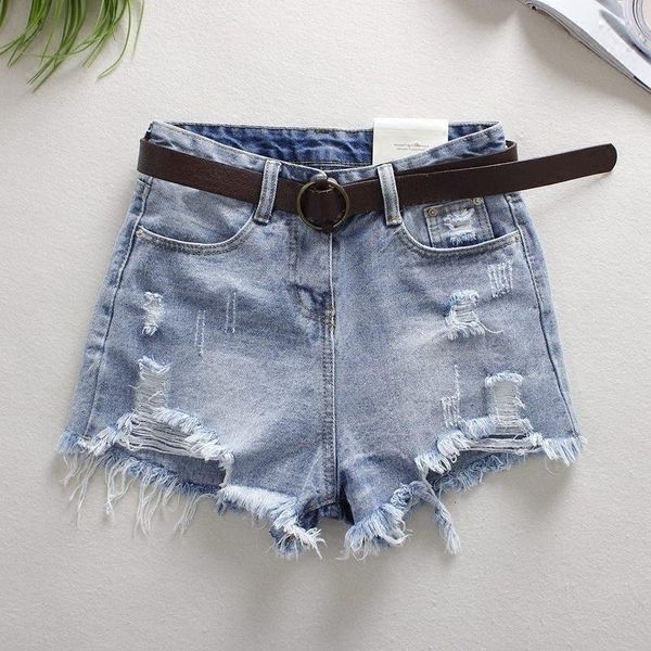 women's shorts ripped elegant hole denim 2021 summer high waist zipper casual woman bottoms loose jeans, White;black
women's shorts ripped elegant hole denim 2021 summer high waist zipper casual woman bottoms loose jeans, White;black