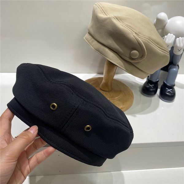 berets 202107-shenjing autumn japan style button solid fashion rivet lady beret hat men women leisure painter, Blue;gray
berets 202107-shenjing autumn japan style button solid fashion rivet lady beret hat men women leisure painter, Blue;gray