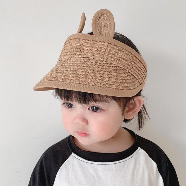 wide brim hats summer baby toddler infant cap sun protection breathable straw hat beach girl princess cute ears kids caps boy bonnet 1-2 y, Blue;gray
wide brim hats summer baby toddler infant cap sun protection breathable straw hat beach girl princess cute ears kids caps boy bonnet 1-2 y, Blue;gray