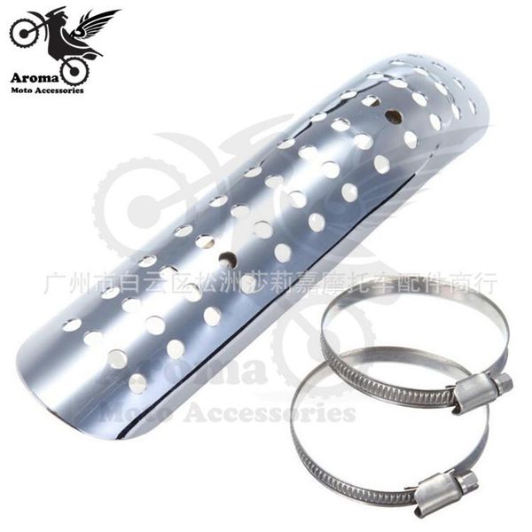 motorcycle exhaust system silver universal accessories dirt pit bike motorbike moto pipe muffler cover heat shield
motorcycle exhaust system silver universal accessories dirt pit bike motorbike moto pipe muffler cover heat shield