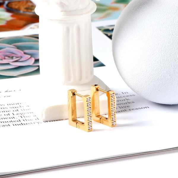 hoop & huggie long round zircon earrings gold silver color stainless steel earring for women fashion jewelry party accessories wholesale, Golden;silver
hoop & huggie long round zircon earrings gold silver color stainless steel earring for women fashion jewelry party accessories wholesale, Golden;silver