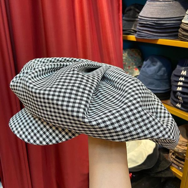 berets autumn black striped grid coating fashion cotton solid texture beret hat men women leisure painter octagonal korean, Blue;gray
berets autumn black striped grid coating fashion cotton solid texture beret hat men women leisure painter octagonal korean, Blue;gray