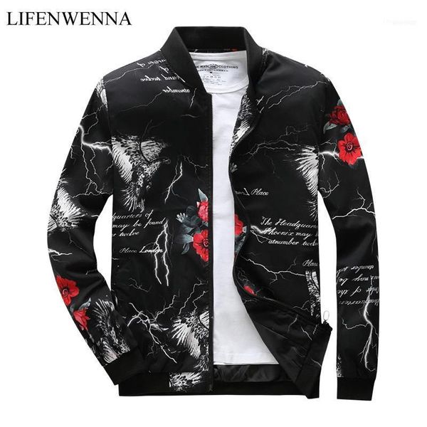 autumn spring men's bomber zipper jacket male casual streetwear slim fit pilot coat men clothes print windbreaker coats1, Black;brown
autumn spring men's bomber zipper jacket male casual streetwear slim fit pilot coat men clothes print windbreaker coats1, Black;brown