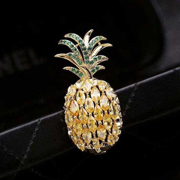 red trees brand aaa cubic zirconia pineapple brooches for women brooch drop sweater coat accessories, Gray
red trees brand aaa cubic zirconia pineapple brooches for women brooch drop sweater coat accessories, Gray