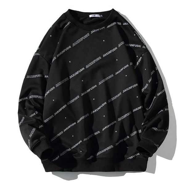 men's hoodies & sweatshirts autumn oversized pullovers men letter stripes fashion causal street o-neck clothing male plus size 5xl, Black
men's hoodies & sweatshirts autumn oversized pullovers men letter stripes fashion causal street o-neck clothing male plus size 5xl, Black