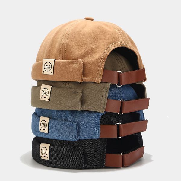 melon skin hat female fashion yuppie street brimless landlord hat cowboy sailor student rogue hat men's fashion, Blue;gray
melon skin hat female fashion yuppie street brimless landlord hat cowboy sailor student rogue hat men's fashion, Blue;gray
