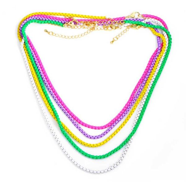 chains 12pcs dainty enamelled chain necklace, box choker enamel necklaces, minimalist fine necklace, Silver
chains 12pcs dainty enamelled chain necklace, box choker enamel necklaces, minimalist fine necklace, Silver