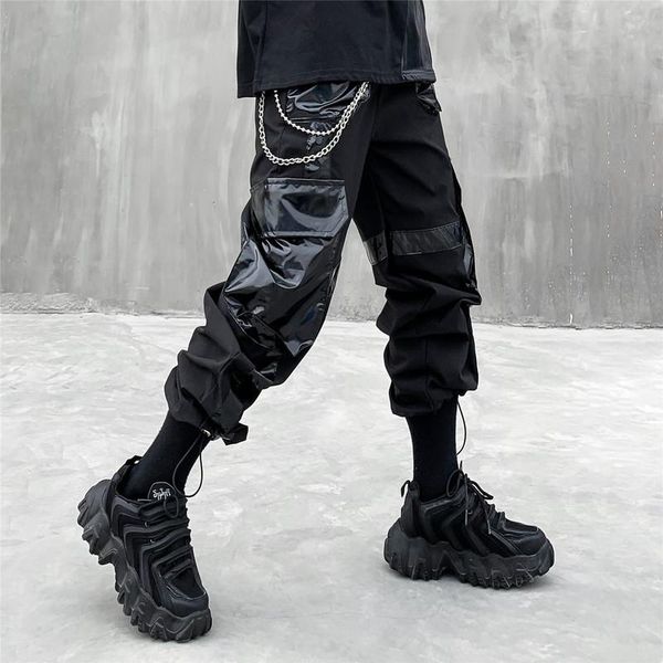 men's pants ewq / wear 2021 spring and summer cargo for male streetwear pantstide hip-hop loose casual ankle-length 9y1932, Black
men's pants ewq / wear 2021 spring and summer cargo for male streetwear pantstide hip-hop loose casual ankle-length 9y1932, Black