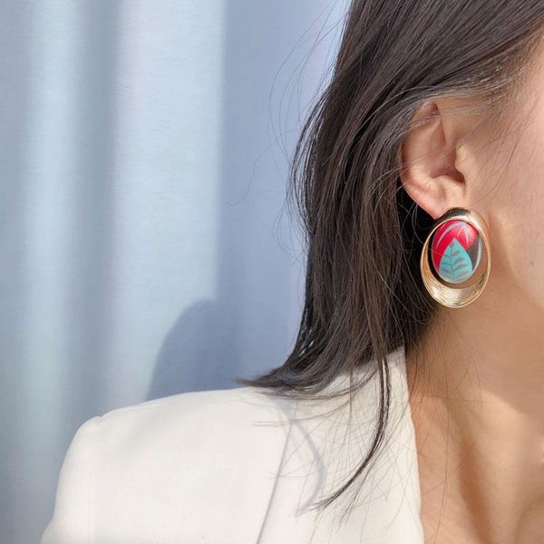 ins gold colorful enamel flower leaf french button geo minimalism stud earrings trendy korean fashion women party jewelry, Golden;silver
ins gold colorful enamel flower leaf french button geo minimalism stud earrings trendy korean fashion women party jewelry, Golden;silver