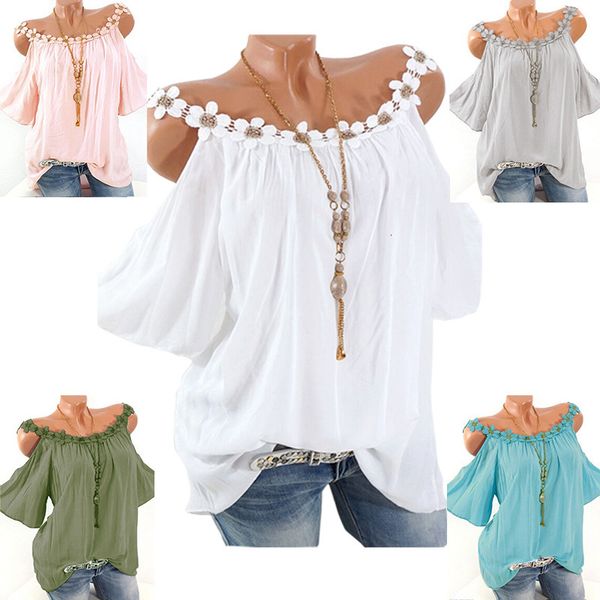 women's t-shirt plain blank blouses 100%cotton women fashion strapless short sleeve t shirt casual outdoor cool y6fn, White
women's t-shirt plain blank blouses 100%cotton women fashion strapless short sleeve t shirt casual outdoor cool y6fn, White
