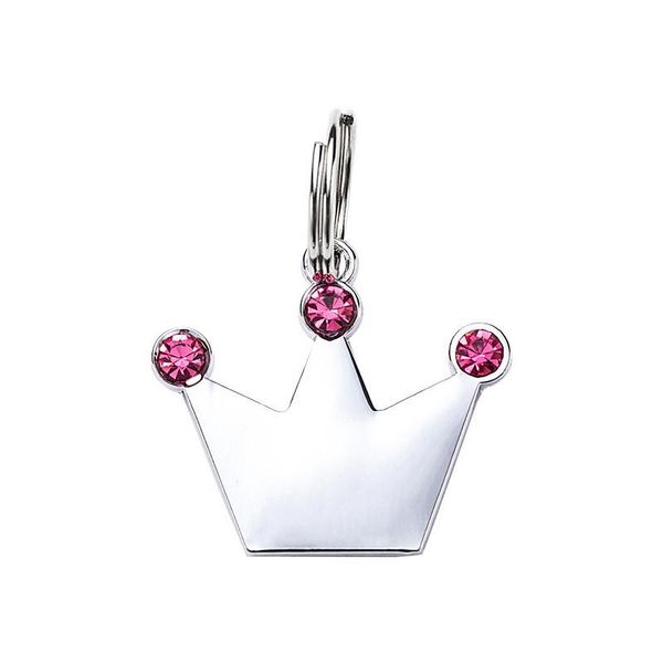 dog apparel zinc alloy pet tag anti-lost diamond crown pendant can laser engraving id collar accessories 2.8*2.6cm
dog apparel zinc alloy pet tag anti-lost diamond crown pendant can laser engraving id collar accessories 2.8*2.6cm