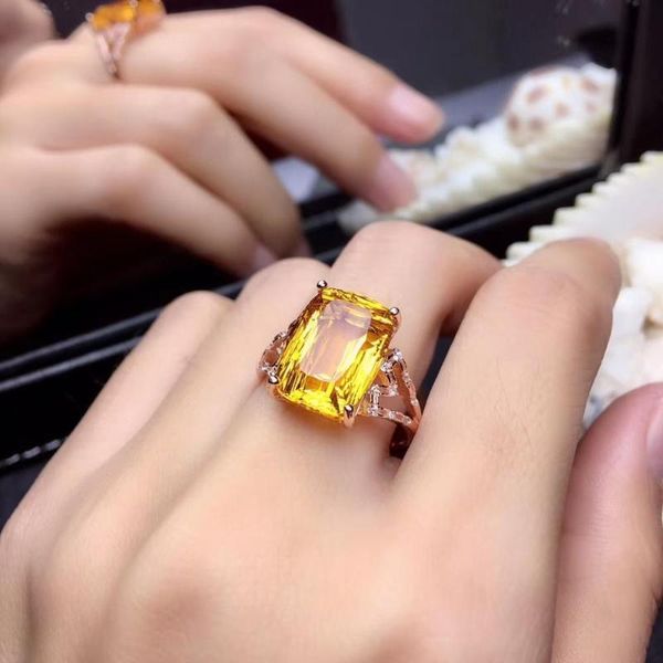 elegant gift for the birthday fashion citrine ring 925 sterling silver fine jewelry natural and real cluster rings, Golden;silver
elegant gift for the birthday fashion citrine ring 925 sterling silver fine jewelry natural and real cluster rings, Golden;silver