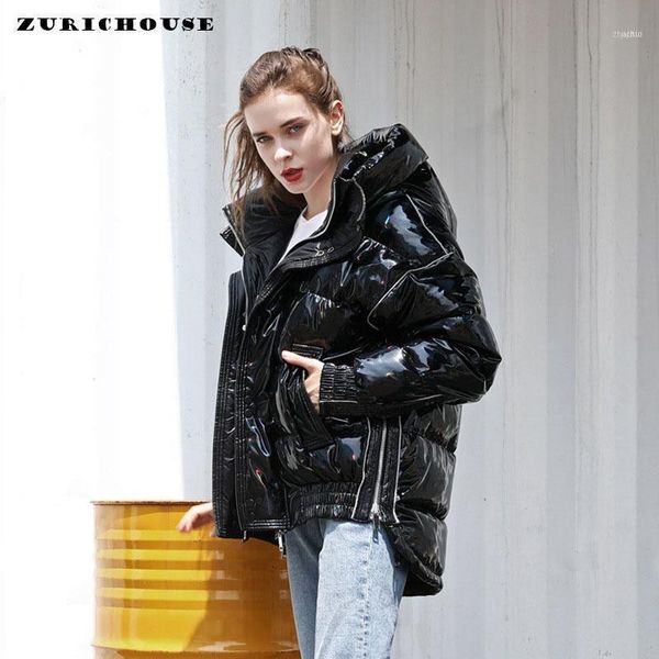 brand women's duck down jacket winter hooded parka 2021 couple series fashion loose warm glossy black laser coat1
brand women's duck down jacket winter hooded parka 2021 couple series fashion loose warm glossy black laser coat1